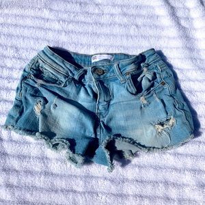 RSQ Tilly’s Cabo Cut-Off light jean wash size 12